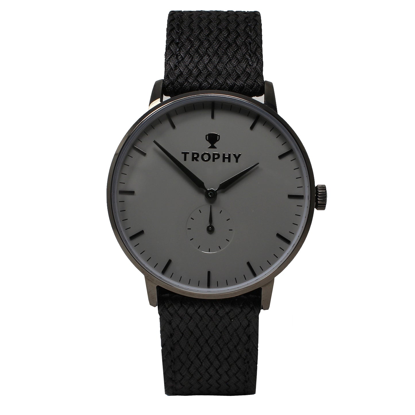 Gunmetal / Black Perlon - Trophy Watch Company