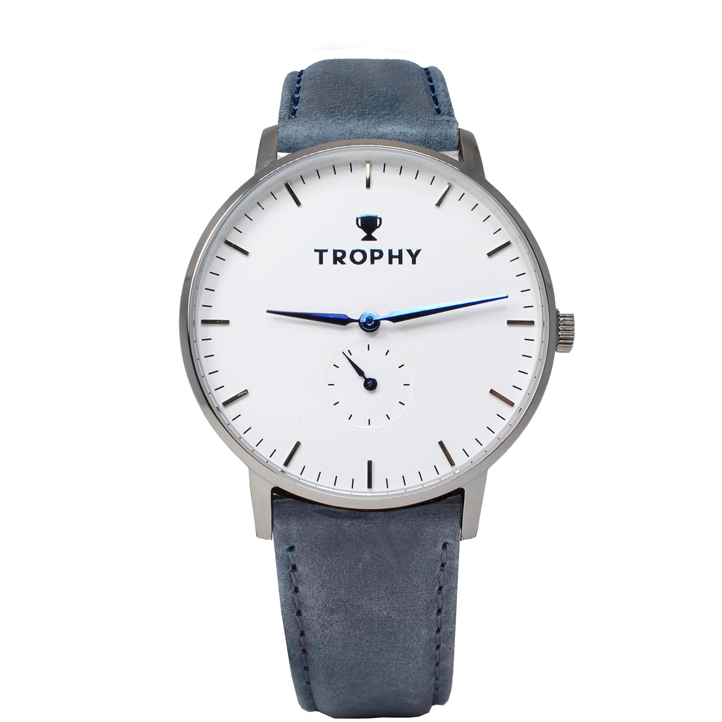 Blue & White / Blue Leather - Trophy Watch Company