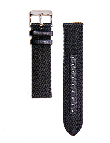 Black perlon strap