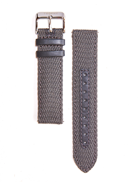 Grey perlon strap